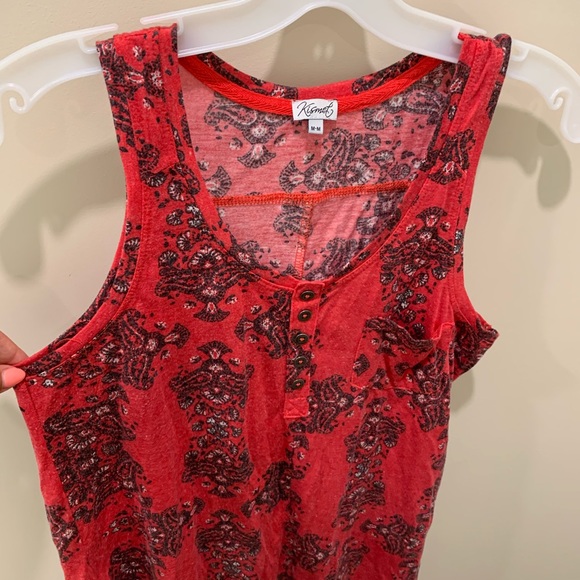 Paisley/Western print tank - Picture 2 of 5
